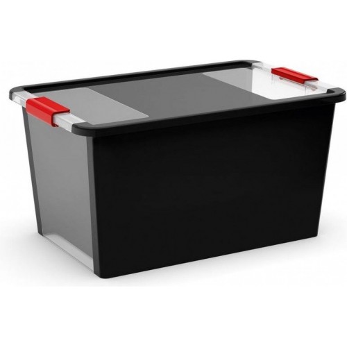 KIS BI BOX L 40L 55x35x28cm černý/transparent