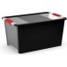 KIS BI BOX L 40L 55x35x28cm černý/transparent
