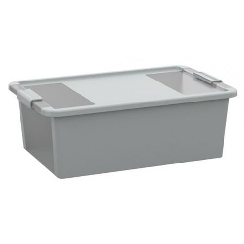 KIS BI BOX M 26L 55x35x19cm šedý/transparent