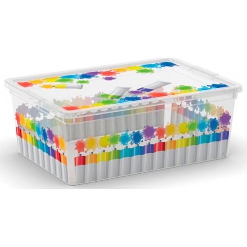 KIS C BOX COLOURS ARTY S 37x26x14cm 11L KIS C BOX COLOURS ARTY S 37x26x14cm 11L
