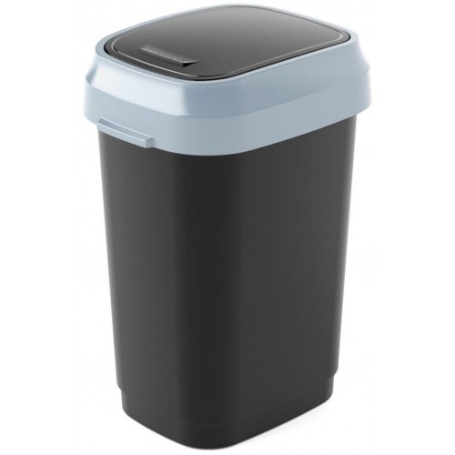 KIS DUAL SWING BIN L odpadkový koš 31x42x62cm 50L černý 8077000