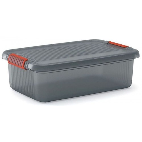 KIS K LATCH BOX M 28L 59x39x18cm šedý KIS K LATCH BOX M 28L 59x39x18cm šedý