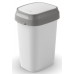 KIS DUAL SWING BIN S 10L odpadkový koš 19x25x33cm bílý