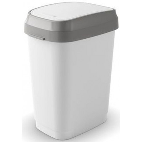 KIS DUAL SWING BIN M 25L odpadkový koš 26x37x47,5cm bílý