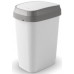 KIS DUAL SWING BIN M 25L odpadkový koš 26x37x47,5cm bílý