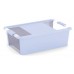 KIS BI BOX M 26L 55x35x19cm sv.modrý/transparent
