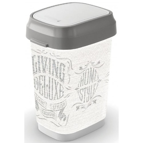 KIS DUAL SWING BIN STYLE S 10L LAUNDRY BAG odpadkový koš 19x25x33cm KIS DUAL SWING BIN STYLE S 10L LAUNDRY BAG odpadkový koš 19x25x33cm