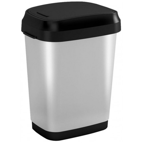 KIS DUAL SWING BIN STYLE M 25L STEEL odpadkový koš 26x37x47,5cm