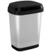 KIS DUAL SWING BIN STYLE M 25L STEEL odpadkový koš 26x37x47,5cm