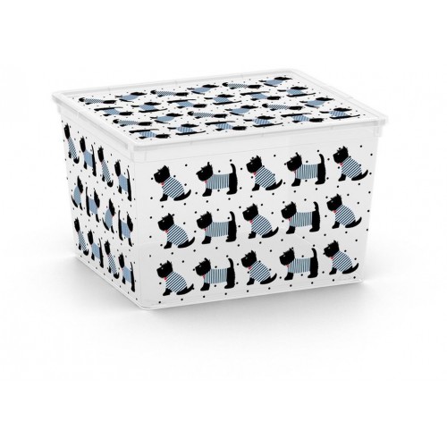 KIS C BOX CUTE ANIMALS CUBE 40x34x25cm 27L KIS C BOX CUTE ANIMALS CUBE 40x34x25cm 27L