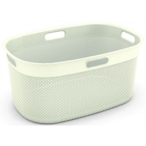 KIS FILO BASKET koš na čisté prádlo 59x39x27cm 45L krémový
