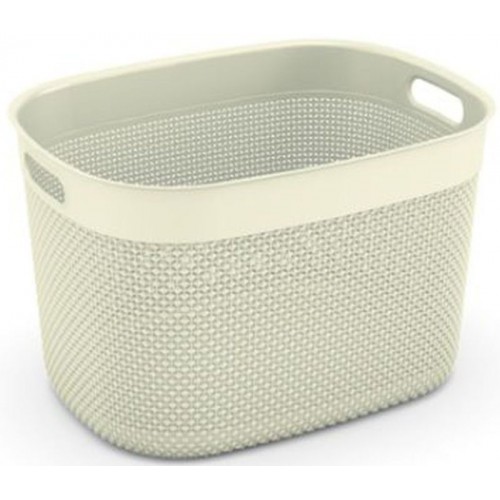 KIS FILO BASKET XL 30L koš 44x33x27cm krémový KIS FILO BASKET XL 30L koš 44x33x27cm krémový