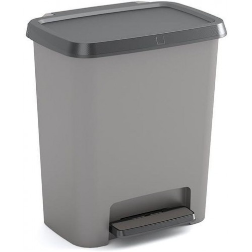 KIS COMPATTA 25L Odpadkový koš 38 x 28 x 43 cm šedý