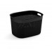 KIS FILO BASKET XL úložný koš 44x33x27cm 30L černá