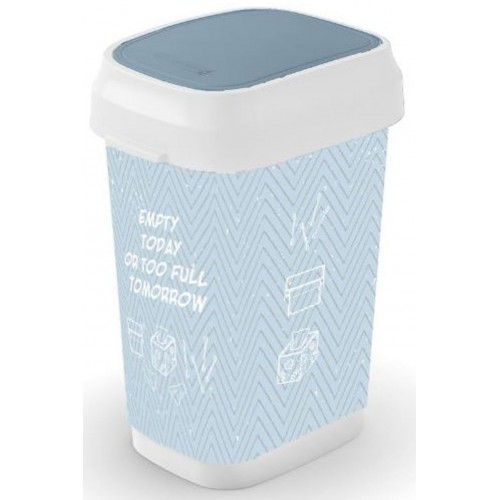 KIS DUAL SWING BIN STYLE S 10L WITTY odpadkový koš 19x25x33cm