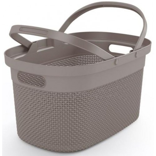 KIS FILO nákupní košík 46x24x30cm taupe KIS FILO nákupní košík 46x24x30cm taupe