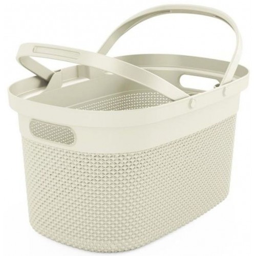 KIS FILO nákupní košík 46x24x30cm krémový