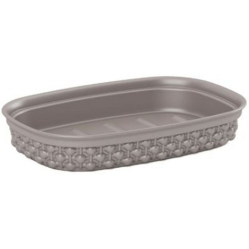 KIS FILO miska na mýdlo 15x10x3cm taupe KIS FILO miska na mýdlo 15x10x3cm taupe