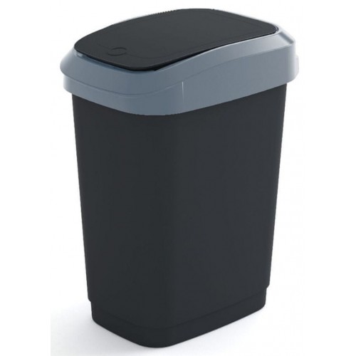 KIS DUAL TOUCH BIN M 25L odpadkový koš 26x37x47,5cm černý