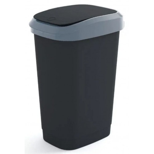 KIS DUAL TOUCH BIN L 50L odpadkový koš 31x42x60cm černý KIS DUAL TOUCH BIN L 50L odpadkový koš 31x42x60cm černý