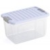 KIS W BOX S 15L 38x25x23cm transparentní/sv. modré víko