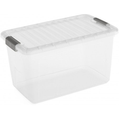 KIS W BOX M 30L 49x30x29cm transparent/světle šedá