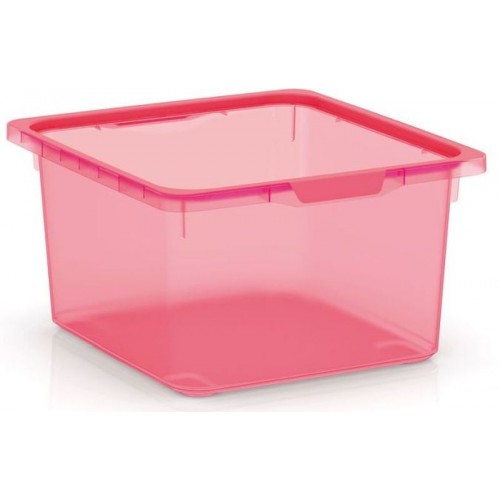 KIS KISKREO BOX M 17,5L 39x35x20,5cm fuchsia transparentní KIS KISKREO BOX M 17,5L 39x35x20,5cm fuchsia transparentní