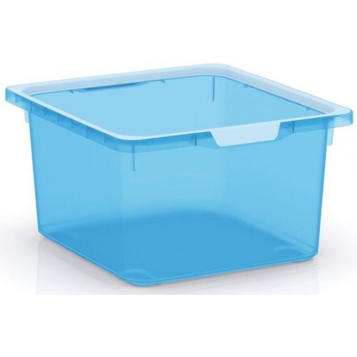KIS KISKREO BOX M 17,5L 39x35x20,5cm tyrkysový transparentní