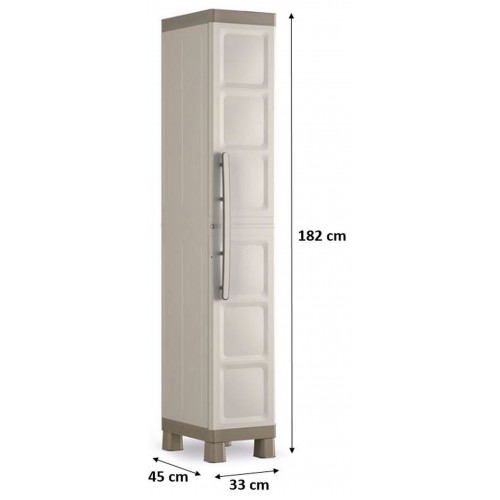 KIS EXCELLENCE HIGH 1 DOOR skříň 33x45x182cm béžová
