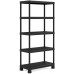 KIS PLUS TRIBAC 90/5 regál 182x90x45 cm, černá 9933