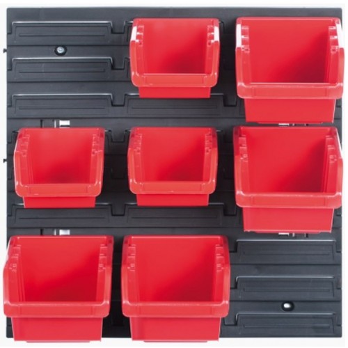 Kistenberg ORDERLINE Závěsný panel se 7 boxy na nářadí, 40x19,5x40cm KOR5