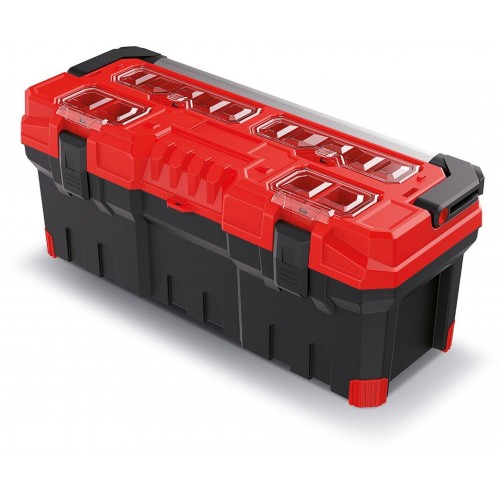 Kistenberg TITAN PLUS Plastový kufr na nářadí, 75,2x30x30,4cm, červená KTIPA7530-3020 Kistenberg TITAN PLUS Plastový kufr na nářadí, 75,2x30x30,4cm, červená KTIPA7530-3020
