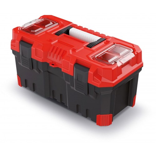 Kistenberg TITAN PLUS Plastový kufr na nářadí, 55,4x28,6x27,6cm, červená KTIP5530-3020