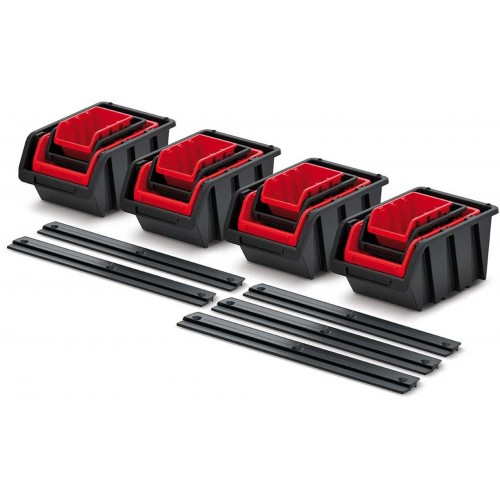 Kistenberg SET TRUCK Sada boxu s lištou na zeď, 58x23x13cm KST16
