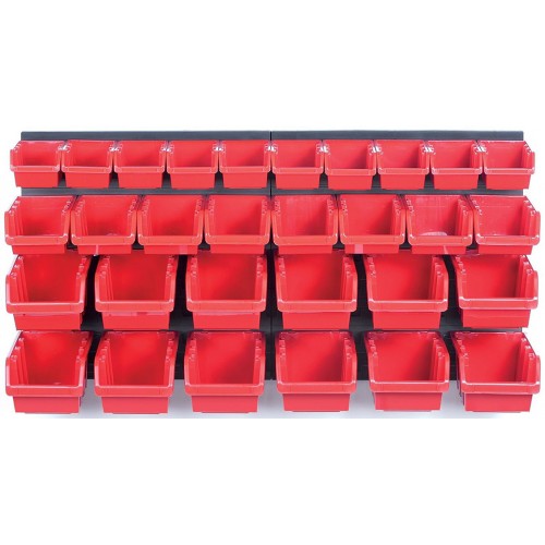 Kistenberg ORDERLINE Závěsný panel s 30 boxy na nářadí, 80x16,5x40cm KOR3