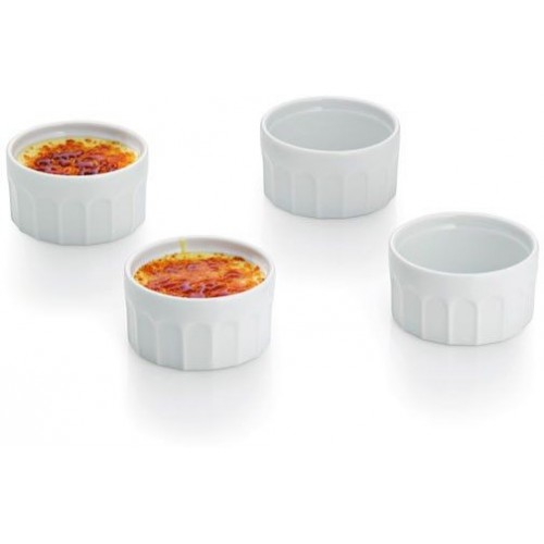 KELA Zapékací miska na Creme brulée 4 ks MALEEN KL-10750