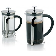 KELA Konvička na čaj a kávu French Press 700 ml, nerez KL-10851