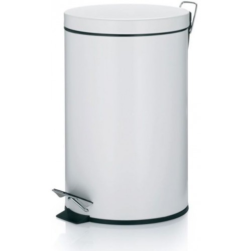 KELA Koš odpadkový 12 l CORNELL, bílá KL-10929