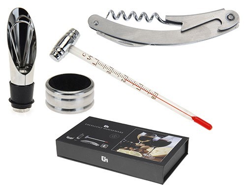 KAISERHOFF Souprava na víno 4ks KO-929658 KAISERHOFF Souprava na víno 4ks KO-929658