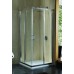 KOLO Geo-6 čtvercový sprchový kout 90 cm, posuvné dveře čiré/stříbrná GKDK90222003A