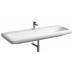 KOLO Life! umyvadlo 130 cm, s otvorem pro baterii, s přepadem, Reflex M21130900