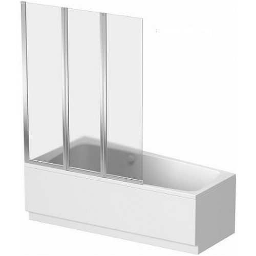 KOLO Split vanová zástěna 3-dílná asymetrická 120 x 150 cm, levá GPNA12222003L KOLO Split vanová zástěna 3-dílná asymetrická 120 x 150 cm, levá GPNA12222003L