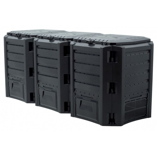 VÝPRODEJ Prosperplast MODULE COMPOGREEN 1200L Kompostér černý IKSM1200C BEZ ORIG. OBALU!!!