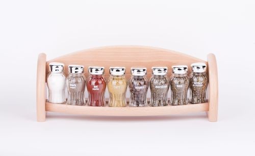 GALD Kořenky dřevěné 8 ks, s kořením GD-22100