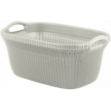 CURVER KNIT 40L Koš na čisté prádlo 60 x 27 x 39 cm, krémový 03677-X64