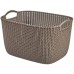 CURVER KNIT L 19L Košík 40 x 30 x 23 cm hnědý 03670-X59