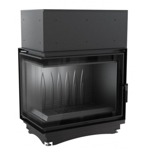 KRATKI AMELIA/L/BS/DECO 25 kW krbová vložka teplovzdušná, boční levé sklo