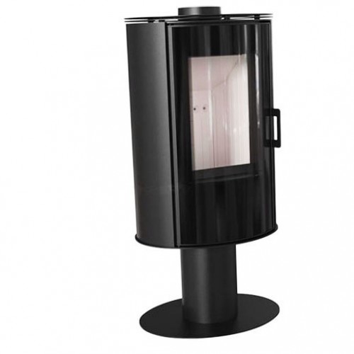 KRATKI KOZA AB S N GLASS 8kW krbová kamna, ocel, s nohou KOZA/AB/S/N/GLASS