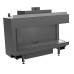 KRATKI LEO 100 PB 4,7 - 9,5 kW vestavný plynový krb, pravý bok LEO/P/100/LPG