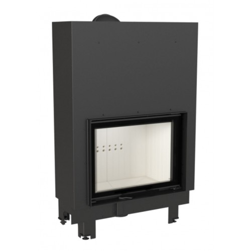 KRATKI MBA/G 17 kW krbová vložka teplovzdušná, rovné sklo s výsuvem